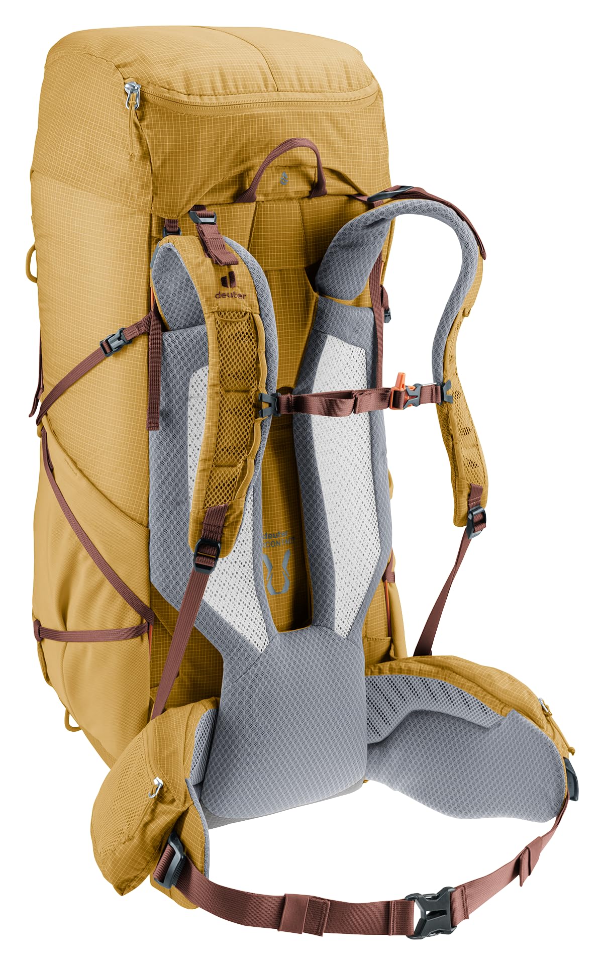 Expandable 5L capacity on the Deuter Aircontact Ultra 50-5L for extra gear when needed.