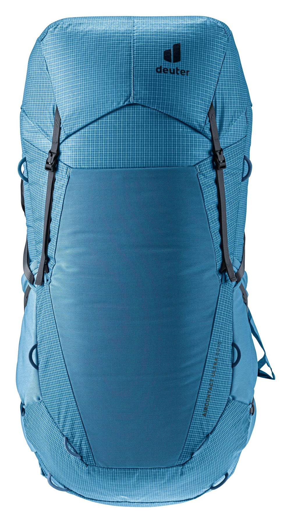 Deuter Aircontact Ultra 50+5L lightweight frame supports heavy loads.