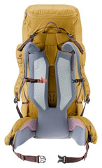 Rugged ripstop fabric of Deuter Aircontact Ultra 50-5L withstands tough trail use.