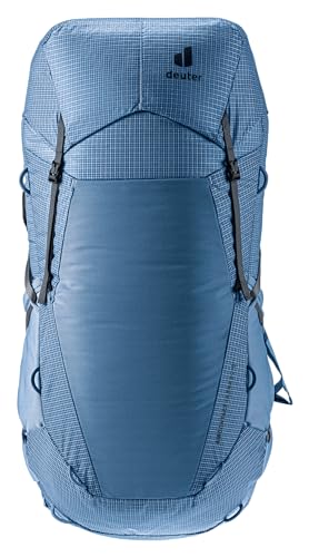 Deuter Aircontact Ultra 50+5L side expansion for extra capacity.