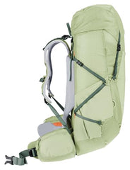 Deuter Aircontact Ultra hip fins hugging the hips on rough trails