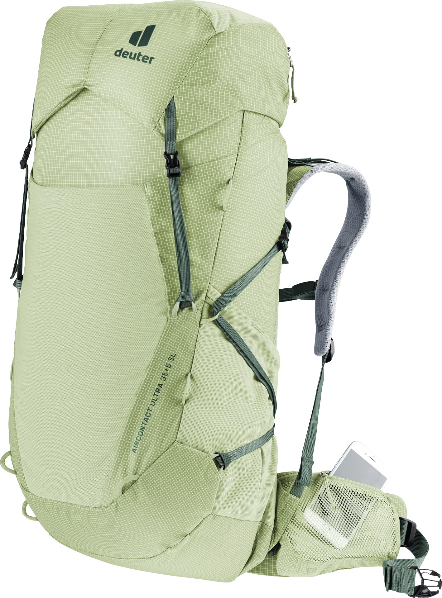 Deuter Aircontact Ultra ripstop Ultra HD material resists wear