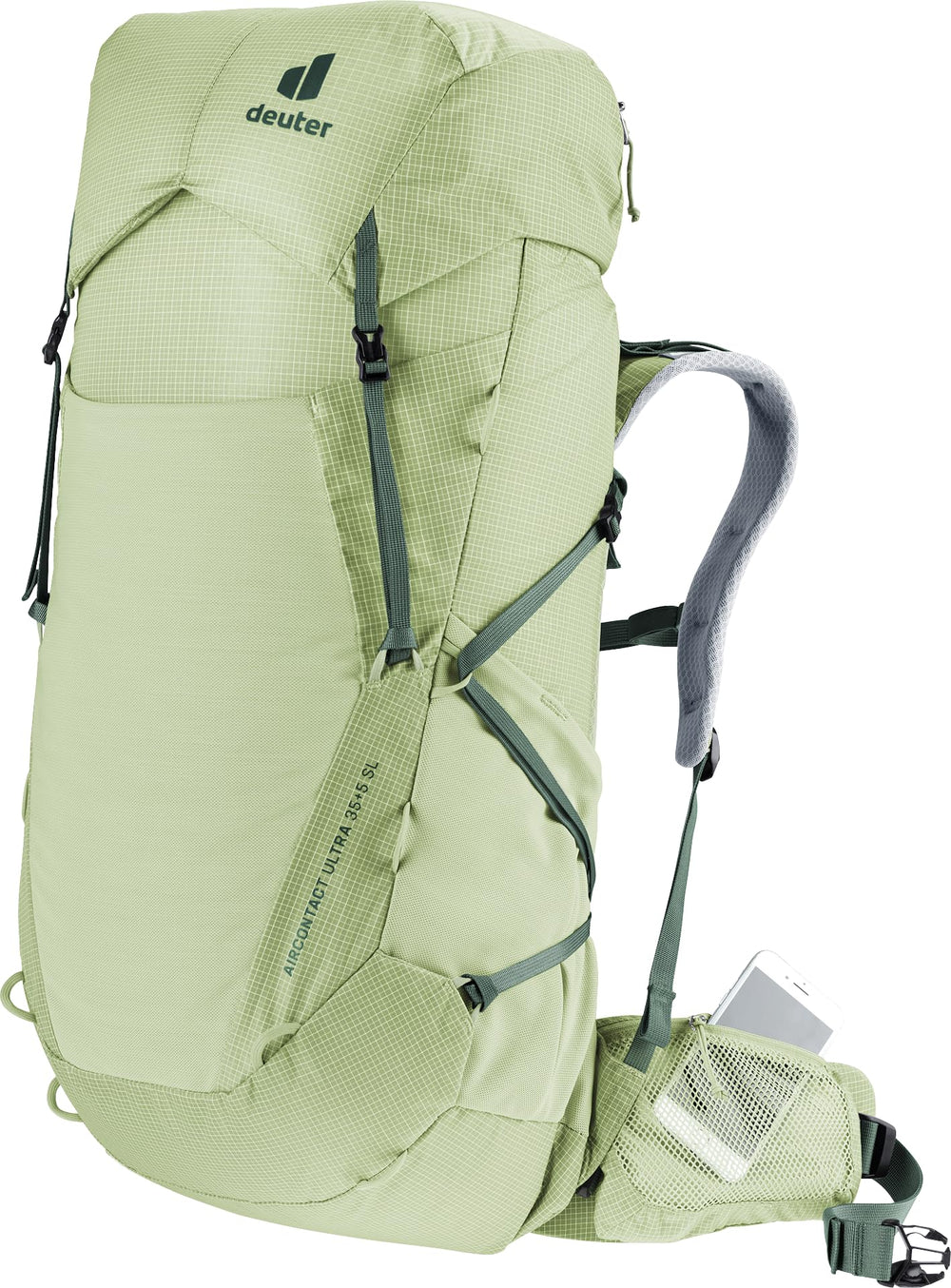 Deuter Aircontact Ultra ripstop Ultra HD material resists wear
