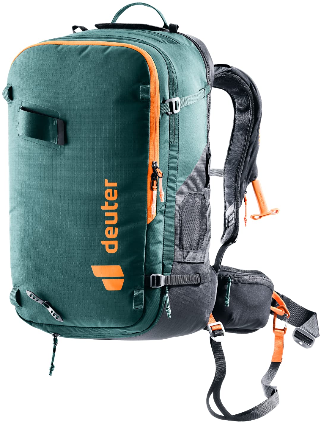 Deuter Alproof 30L SL avalanche backpack in Deepsea-Black with reliable snow-capacity and quick deployment
