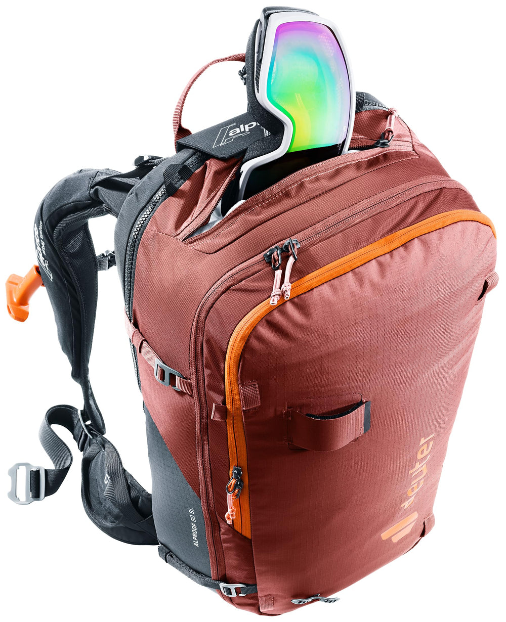 Deuter Alproof 30L SL padded hip fins and gear loops for comfort