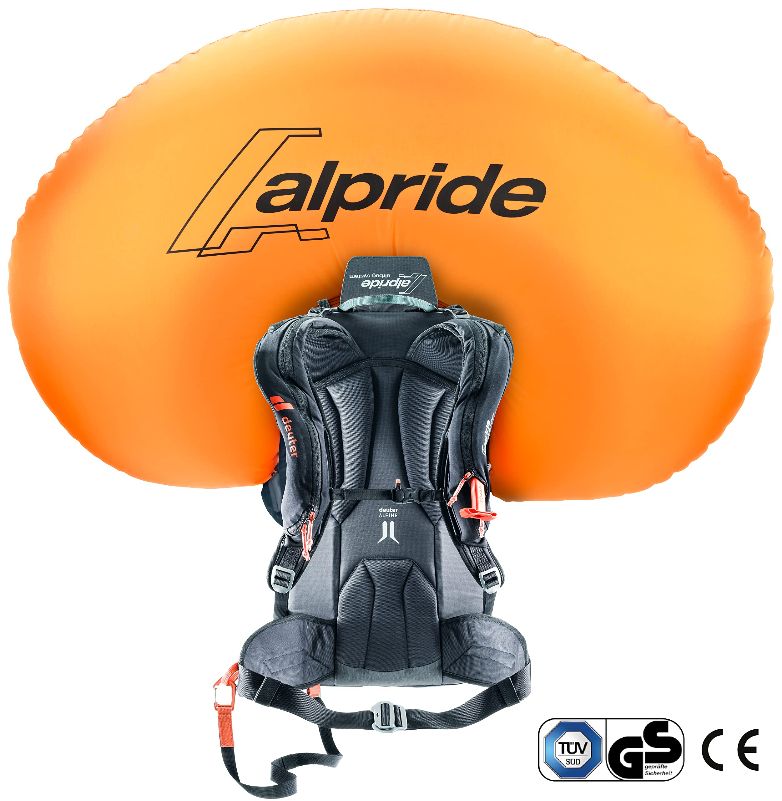 Deuter Alproof insulated hydration tube sleeves prevent freezing with easy access from both shoulders