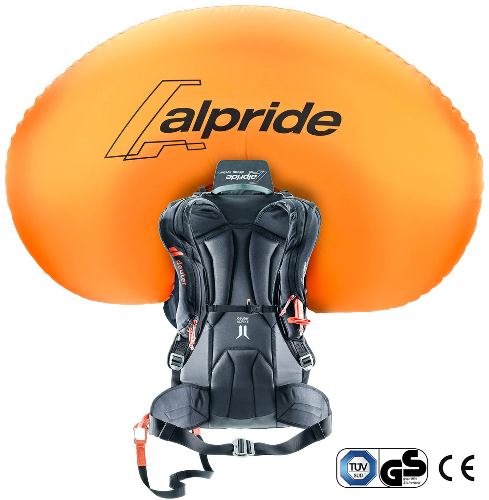 Deuter Alproof insulated hydration tube sleeves prevent freezing with easy access from both shoulders