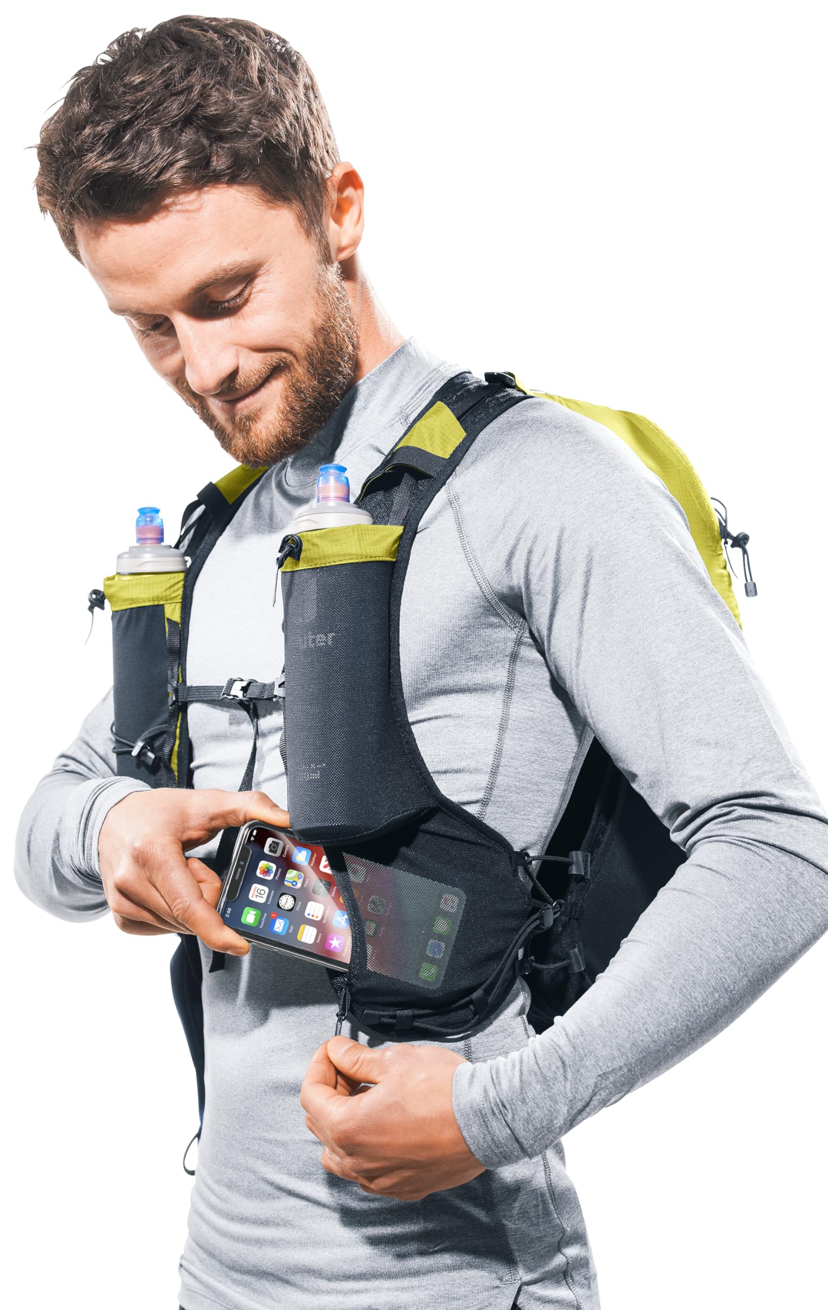 Lightweight back panel designed for a close, unobtrusive fit