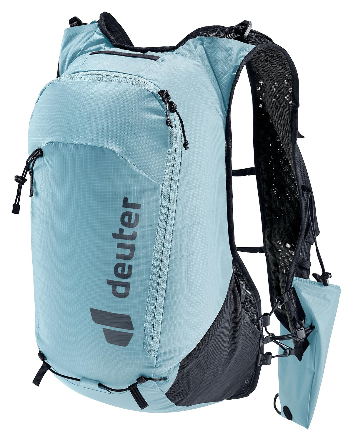 Deuter Ascender 13 front view showing compact trail pack design for fast runs
