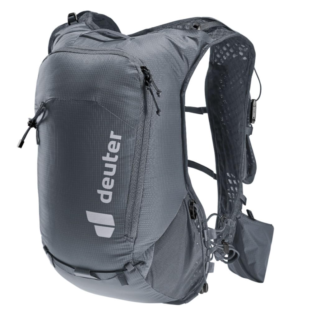 Deuter Ascender 7L front view, lightweight trail running backpack ideal for daily runs.