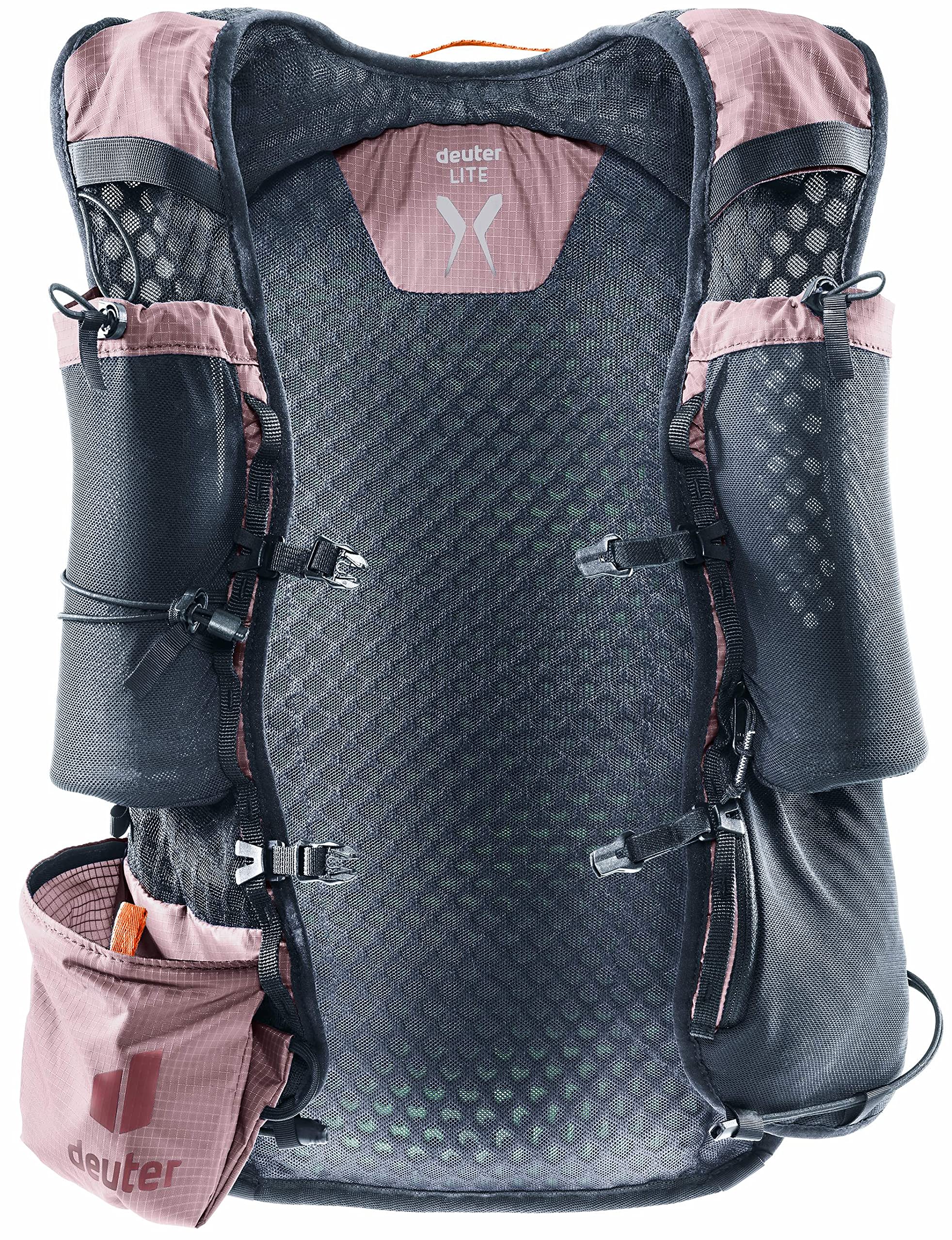 Deuter Ascender 7L grape back ventilation view ideal for hot climbs