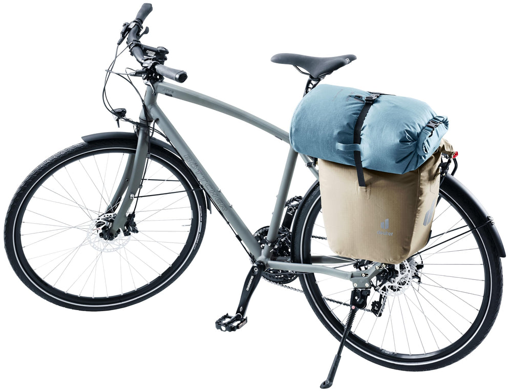 Deuter Drypack Pro 13L features a sturdy D-ring for hanging.
