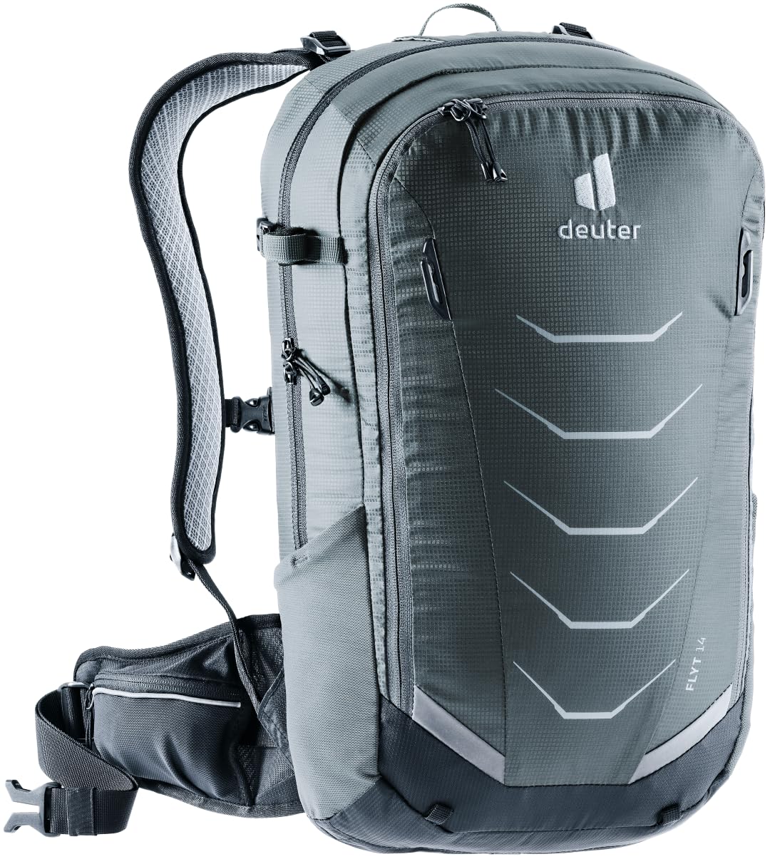 Deuter Flyt 14 MTB backpack graphite-black for comfortable trail rides.
