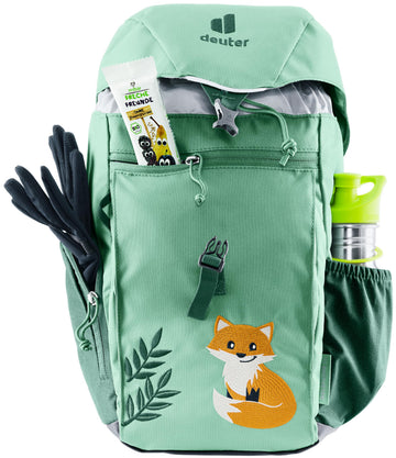 Deuter Forest Fox 14L back panel showing ergonomic support and ventilation