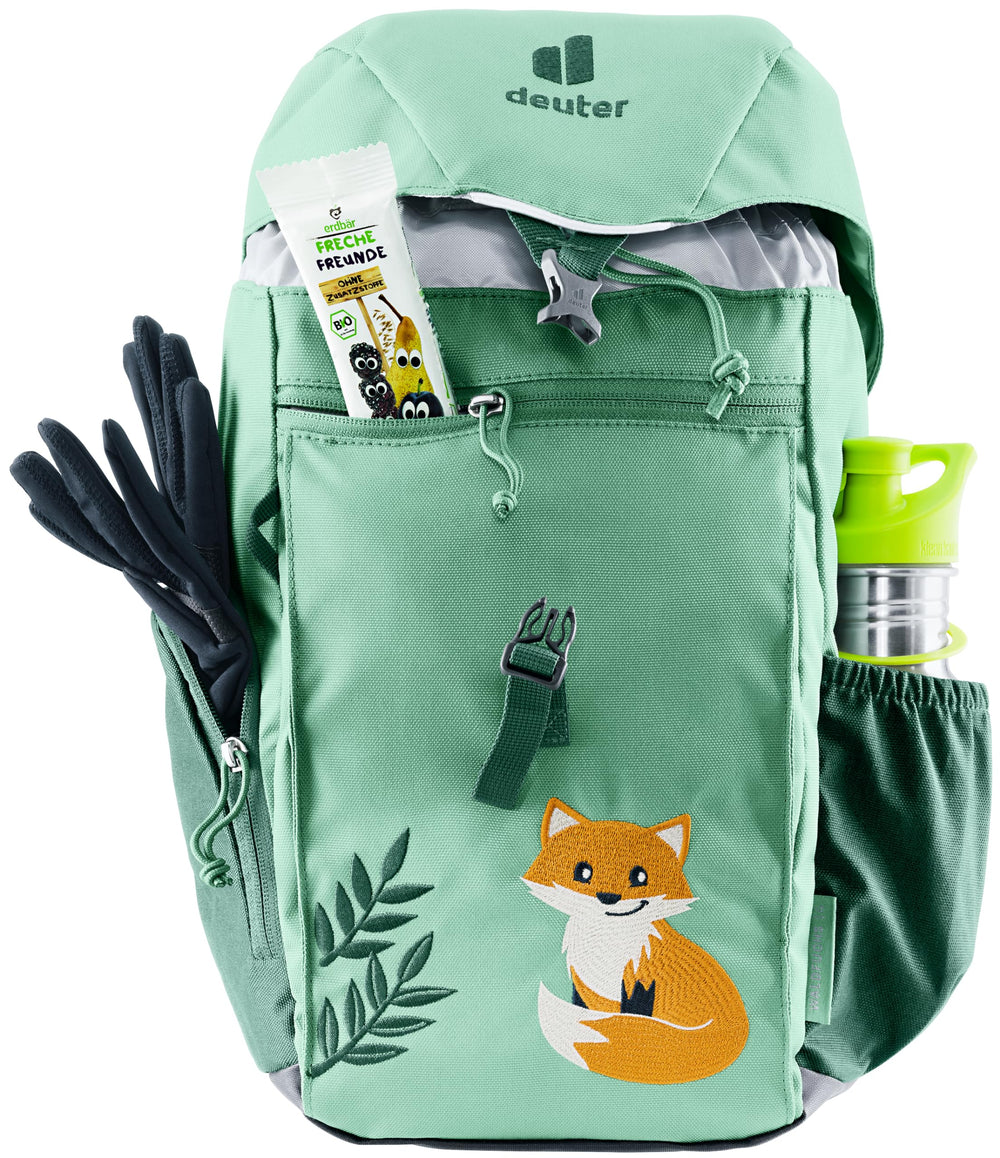 Deuter Forest Fox 14L back panel showing ergonomic support and ventilation