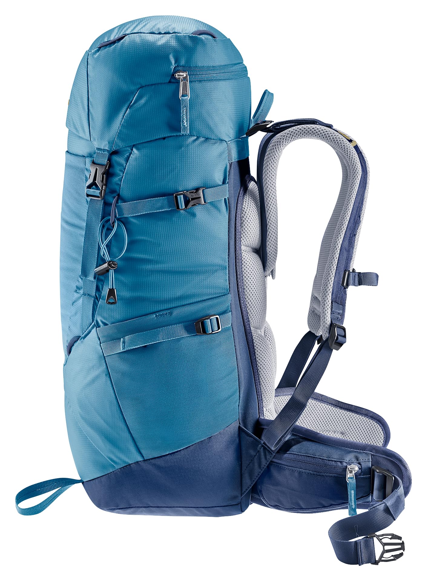 Hip fins and strap system on Deuter Fox 30 secure the load