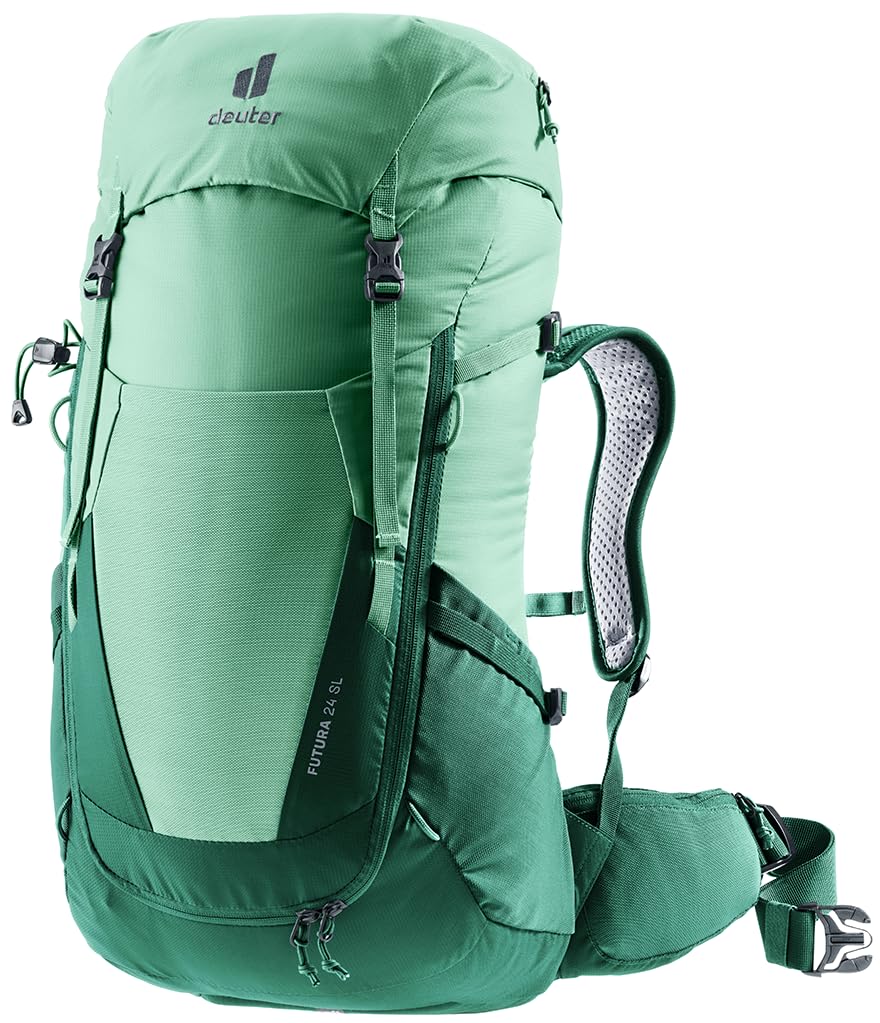 Deuter Futura 24 SL back ventilation demonstrates cooling comfort on hikes.