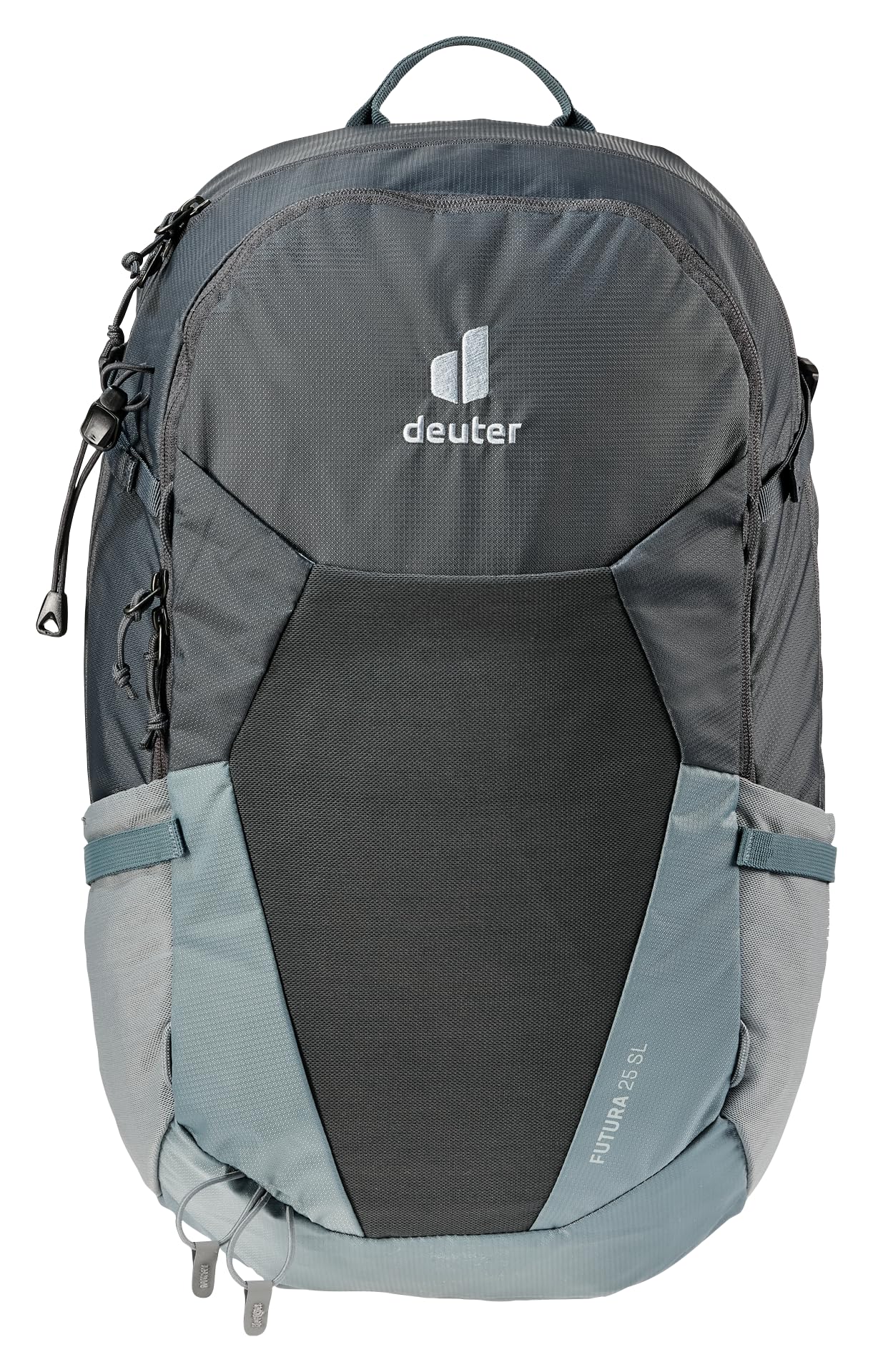 Detachable rain cover on Deuter Futura 25 SL protects against showers.