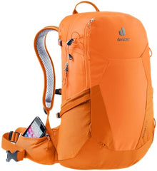 Deuter Futura 25 SL with shorter back and narrow straps fits female anatomy comfortably
