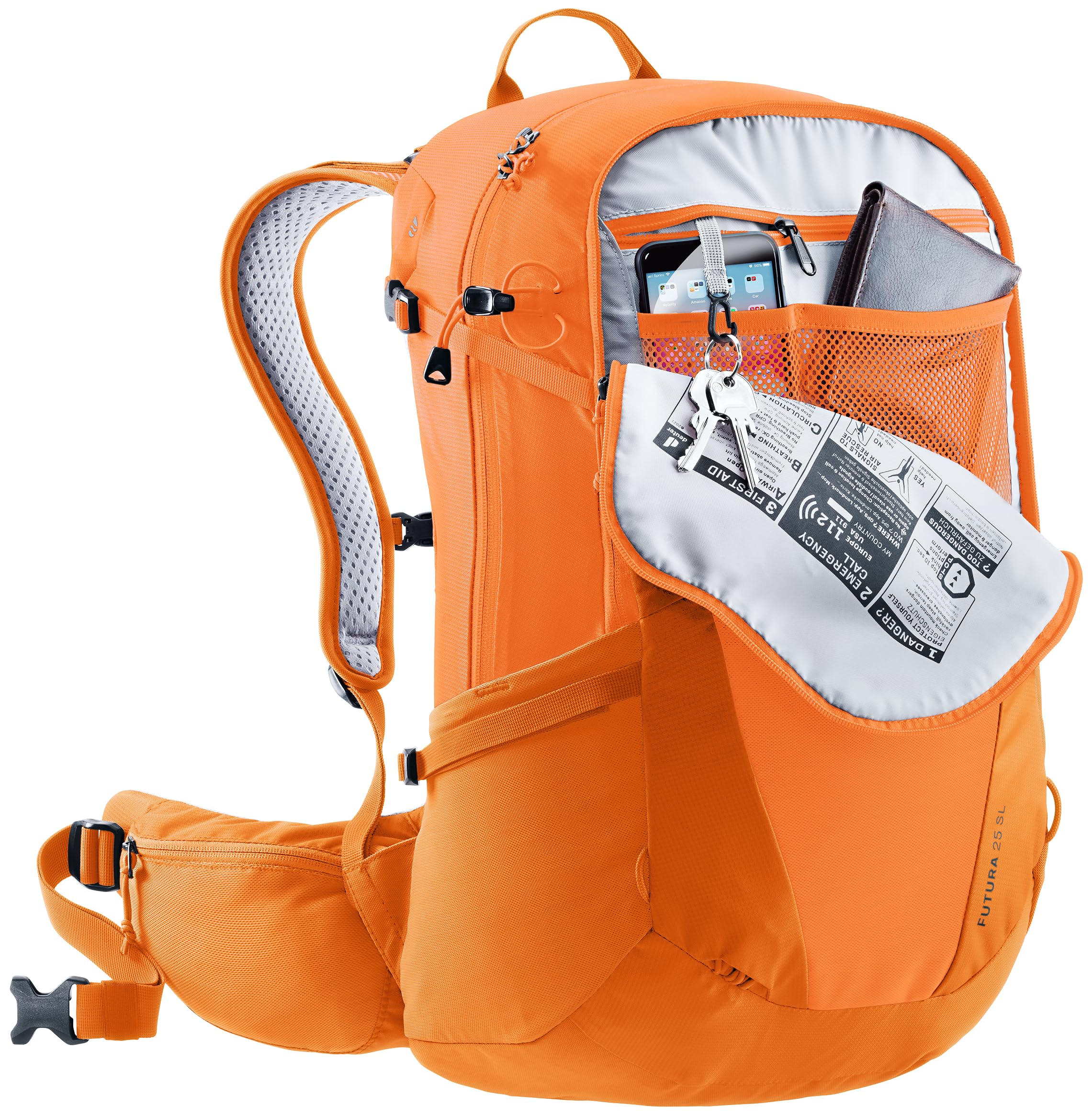 Active Comfort-Fit back system lets you adjust straps for a personalized fit
