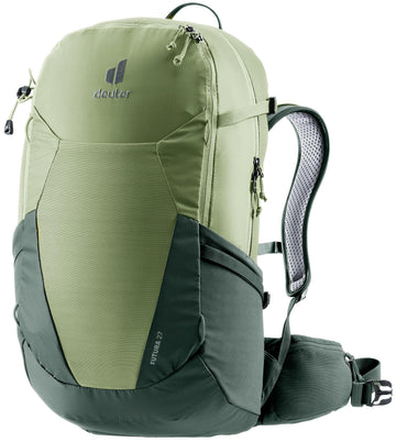 Deuter Futura 27 front view shows featherlight design for effortless day hikes