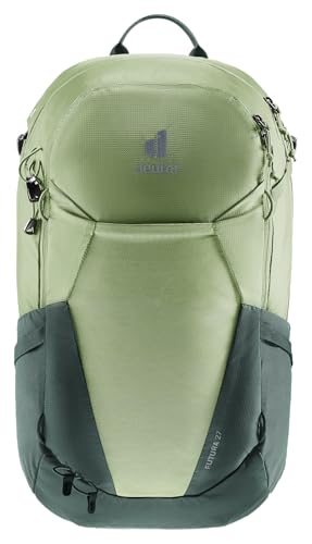 Deuter Futura 27 side-pocket access highlights roomy exterior pockets for quick items