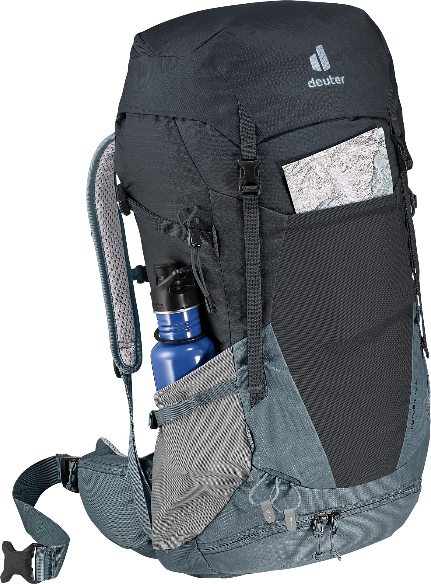 Deuter Futura 30 SL detachable rain cover protects gear in rain