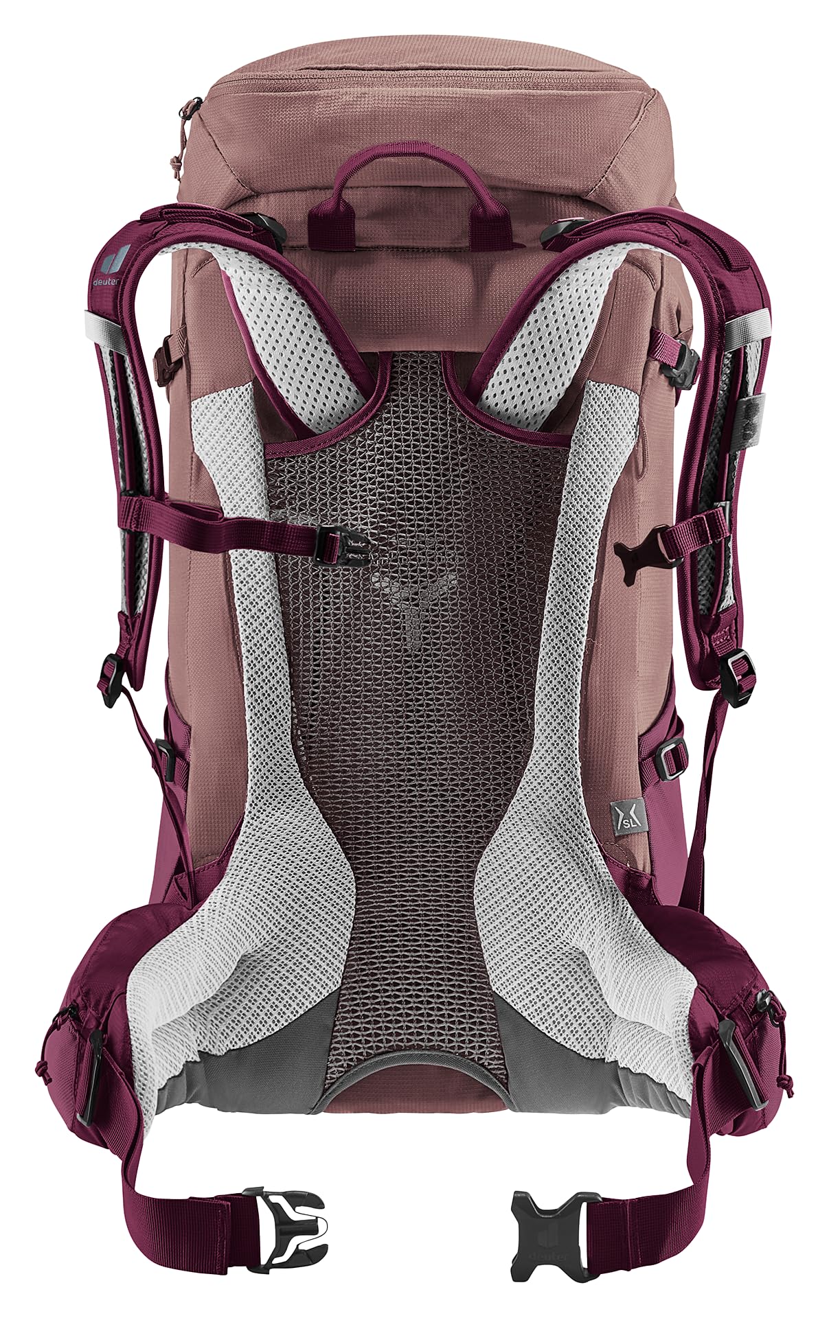 Deuter Futura 30 SL hip fins stabilize the pack on rough trails