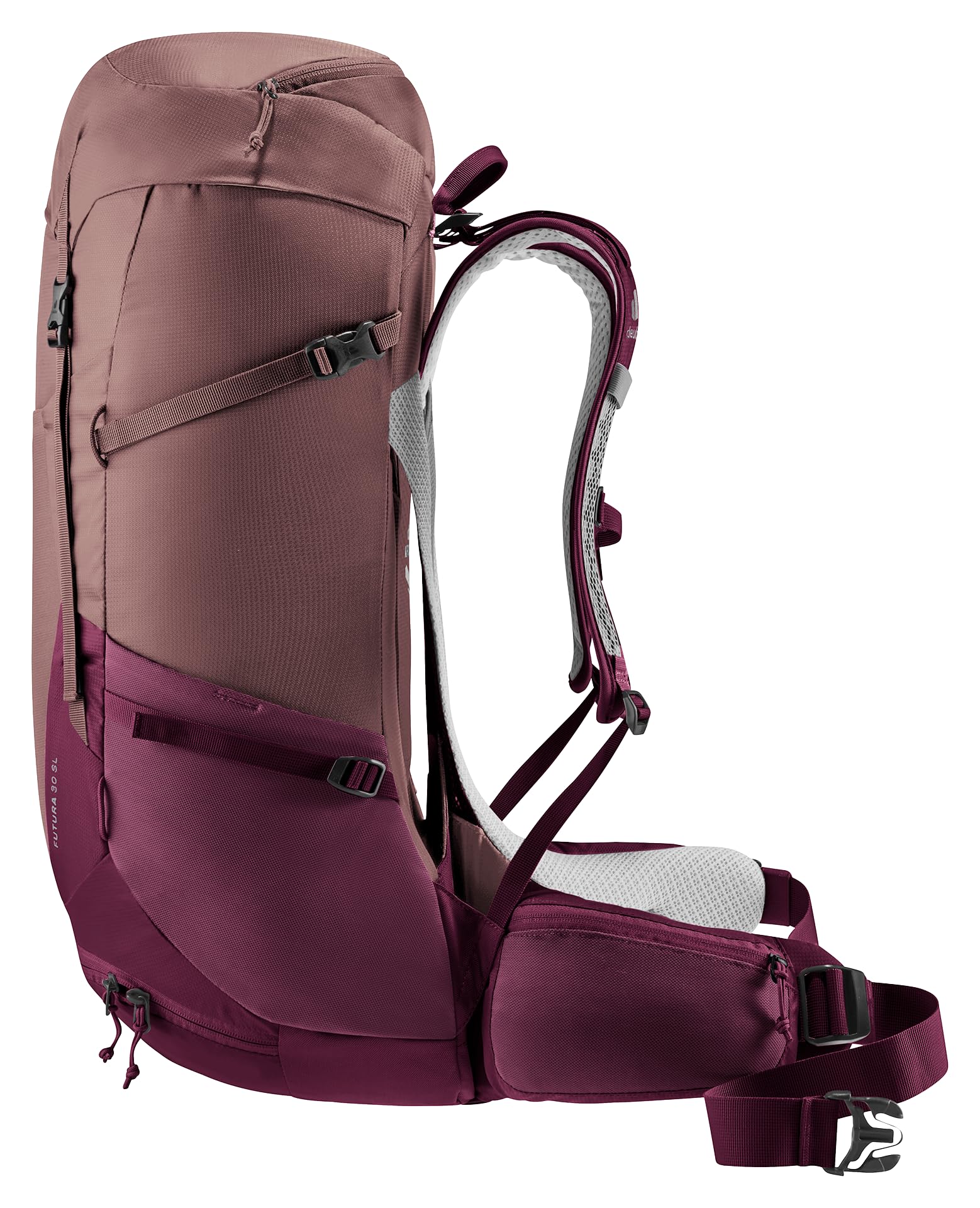 Deuter Futura 30 SL side pockets keep water bottles accessible