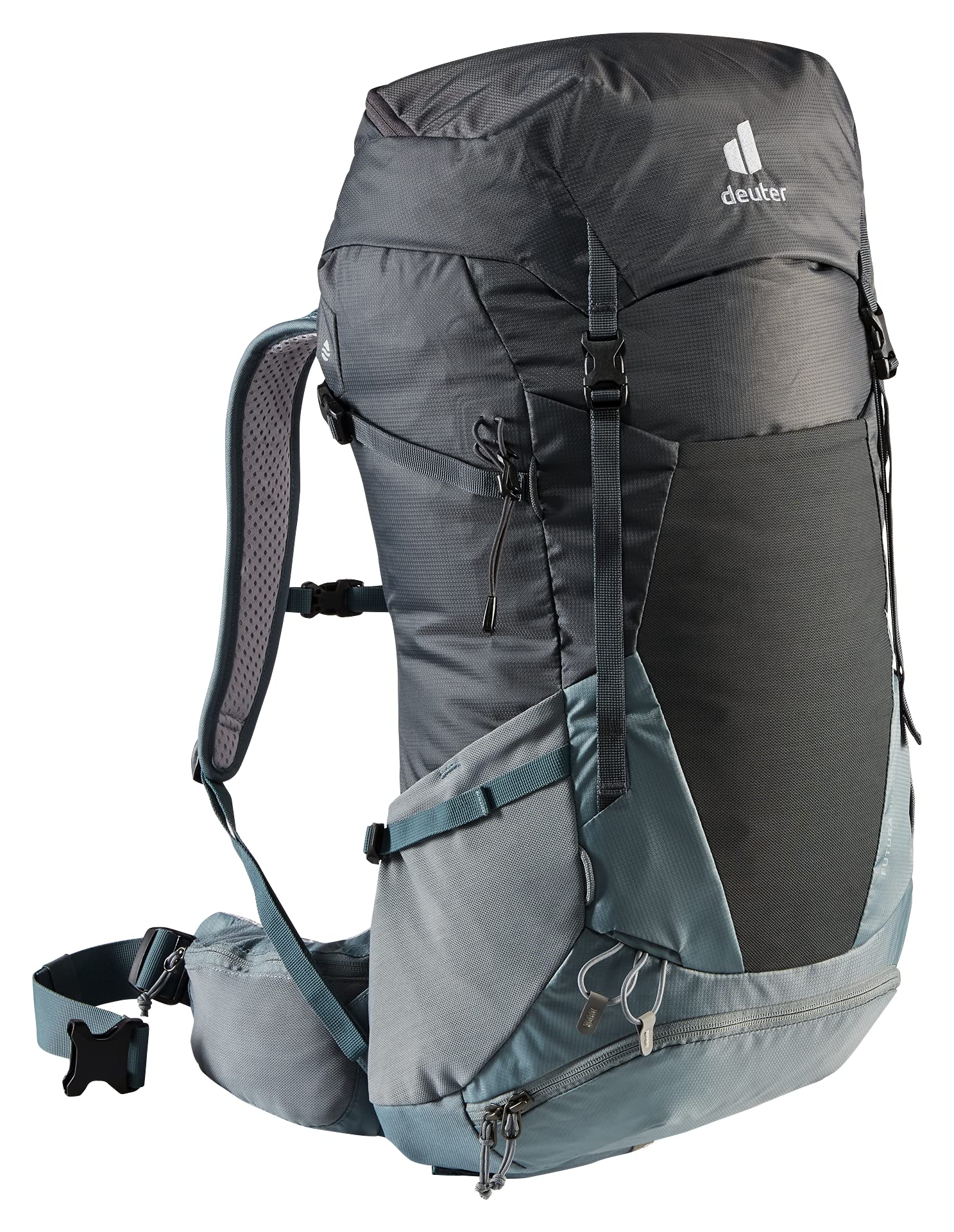 Deuter Futura 30 SL shoulder harness supports comfortable all-day hikes