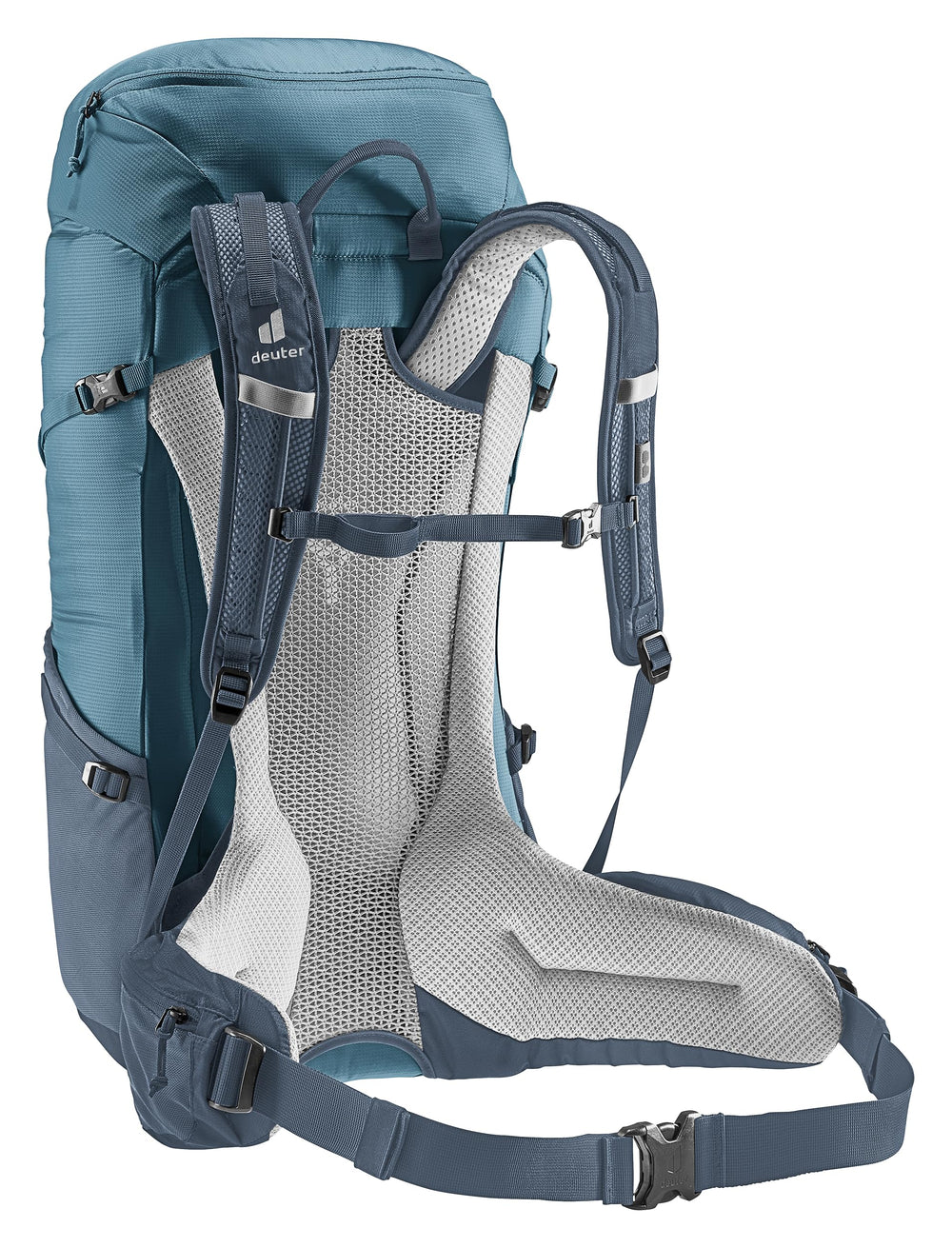 Deuter Futura 32 exterior pockets for water bottles and quick items accessible