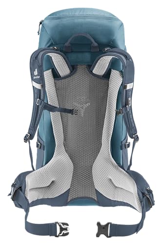Deuter Futura 32 lumbar pads emphasize ergonomic support for hips during longer treks
