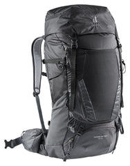 Deuter Futura Air Trek 50-10l front view showing accessible pockets for gear