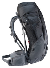 Ice axe attachment points on Deuter Futura Air Trek 50-10l for winter gear