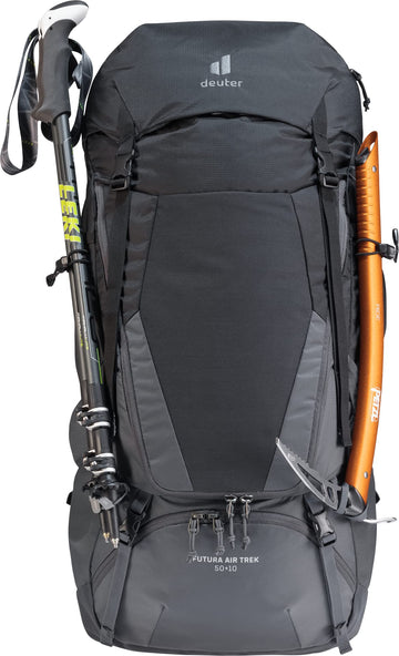 Lid pocket on Deuter Futura Air Trek 50-10l stores small essentials