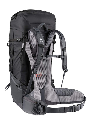 Deuter Futura Air Trek 60-10 back system delivers ventilation and stable load support