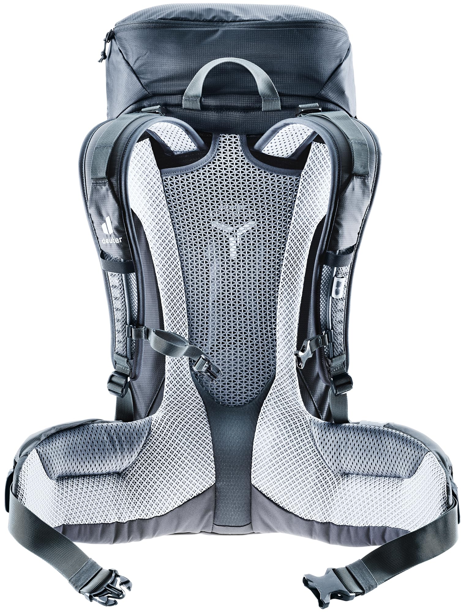 Deuter Futura Pro 36 detachable rain cover protects gear during sudden showers