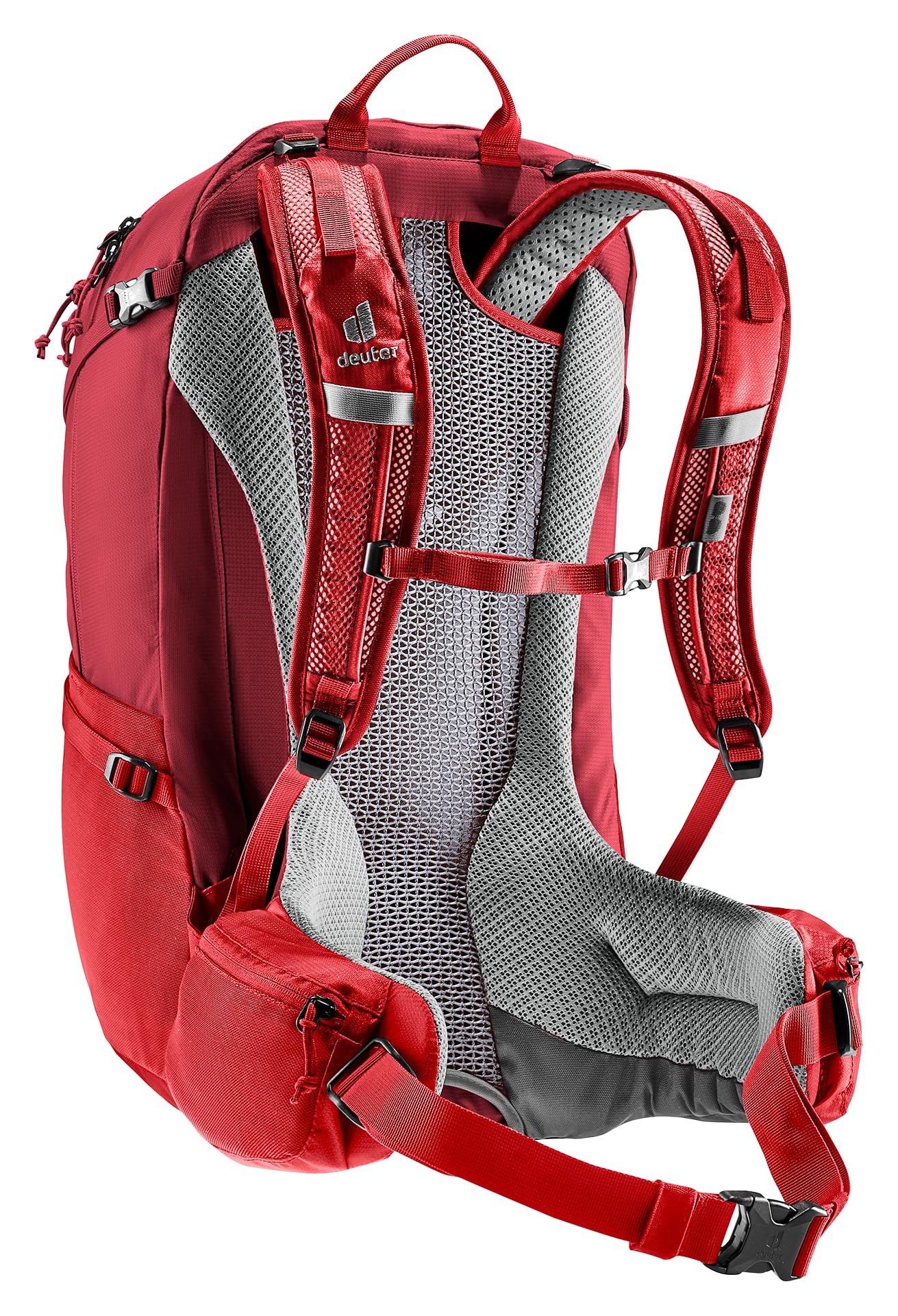Deuter Futura 27 front pocket offers organized gear at a glance.