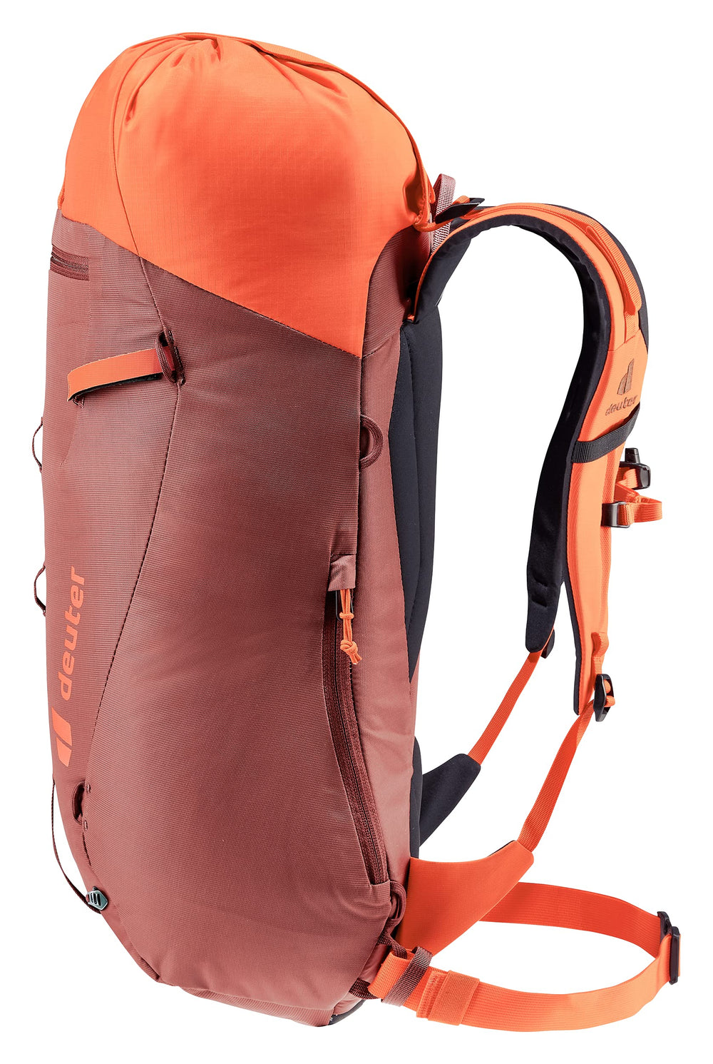 Deuter Guide 24L hip belt and fins provide comfortable carry