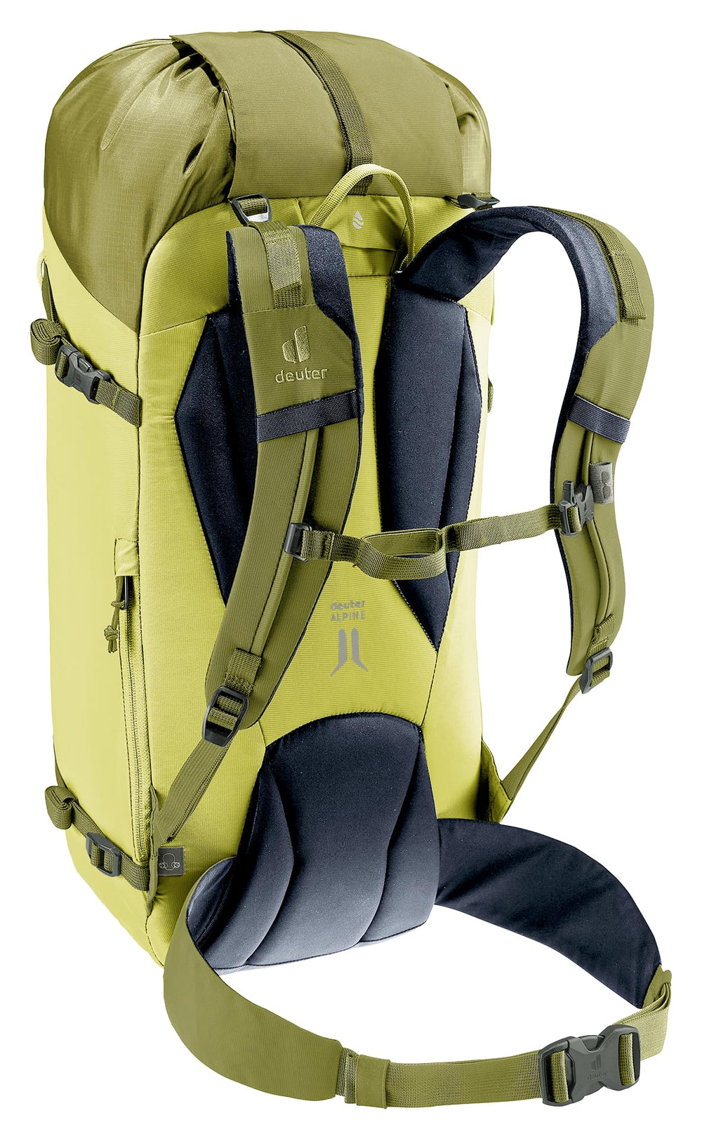 Deuter Guide 30L rope strap ready for modular climbing setups