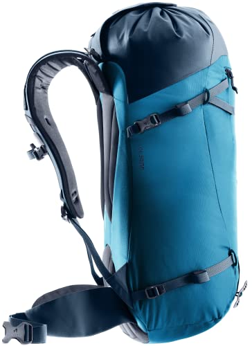 Deuter Guide 30L lid with integrated helmet holder for quick access