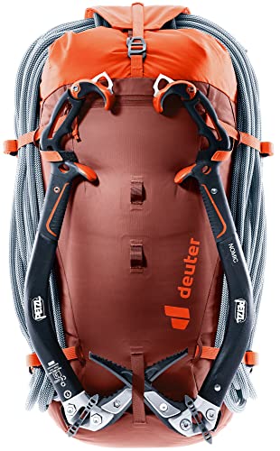 Deuter Guide 30L trekking pole attachments streamline transitions.