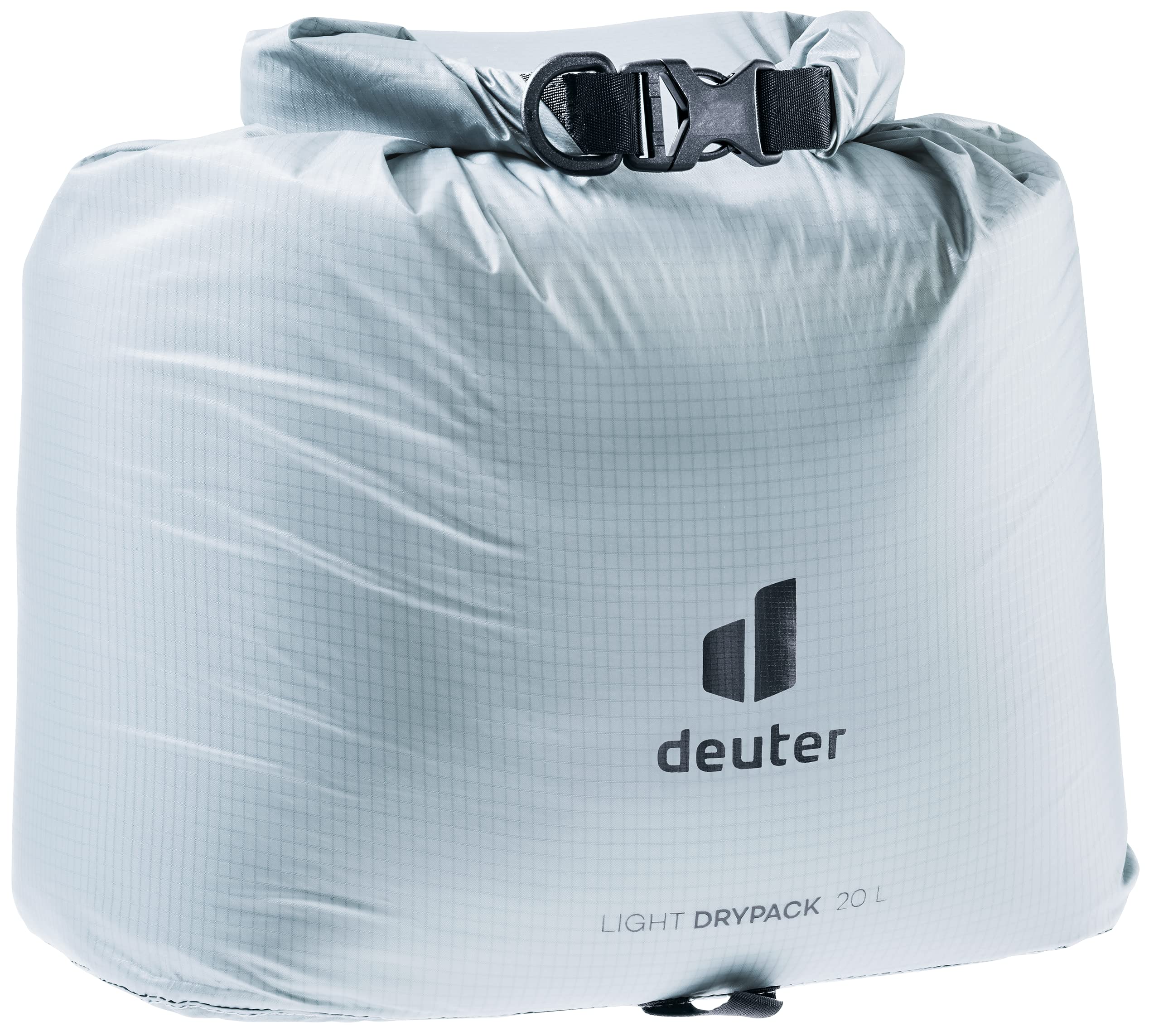 Deuter Light Drypack 20 roll-top keeps gear dry during trekking and kayaking.