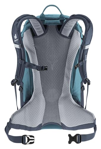 Deuter minimalistic 23l Atlantic-Ink hip belt supports stable load transfer during hikes.
