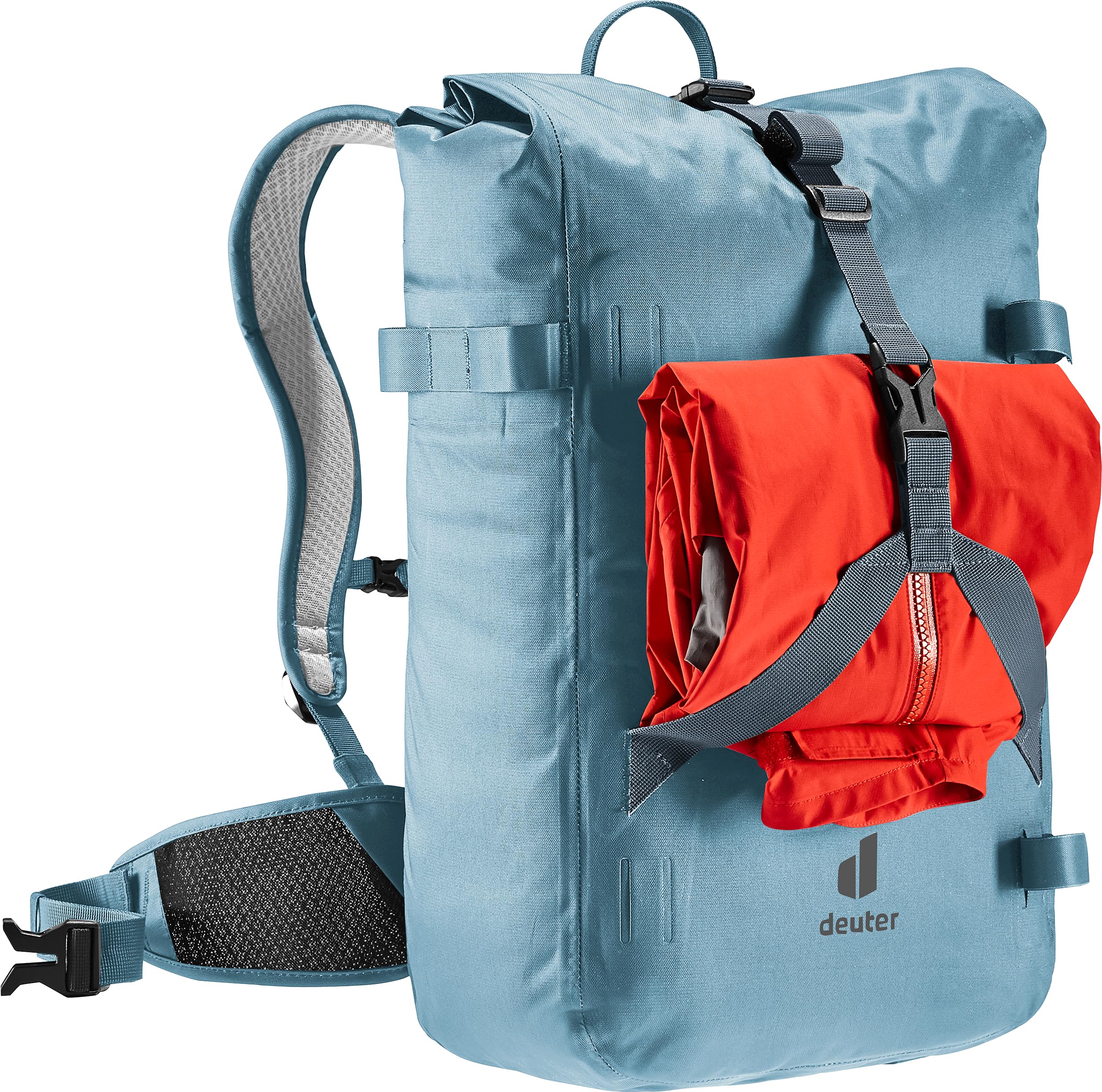 Deuter Minimalistic Atlantic 15-inch laptop compartment ready for work devices.
