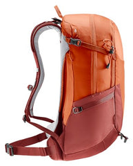 Deuter Minimalistic hydration attachment ready for compatible water bladders on trail.