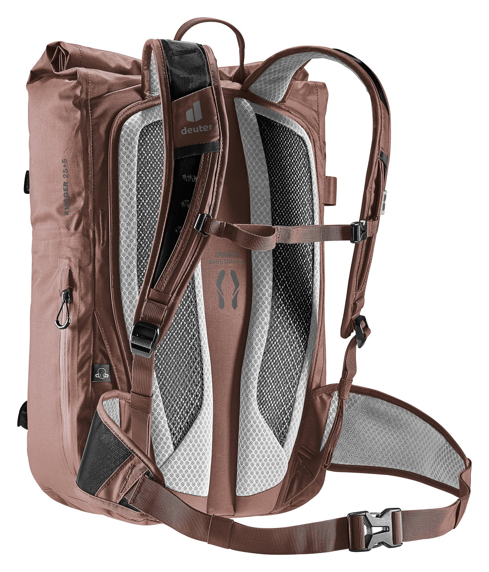 Deuter Minimalistic Raisin adjustable chest strap secures cycling fit