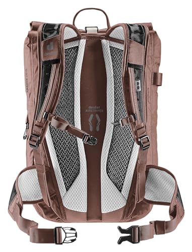 Deuter Minimalistic Raisin hip fins stowed for casual wear