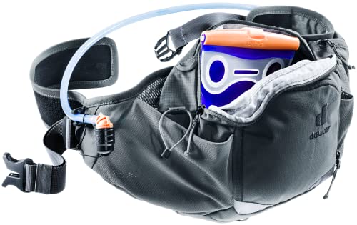 Deuter Modern Graphite 5L zip main compartment with inner pocket for essentials