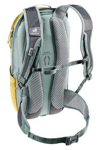 One-handed chest strap buckle on Deuter Modern 12L for quick adjustments